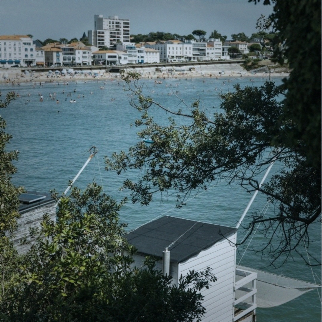 La plage de Pontaillac, à Royan, hors saison